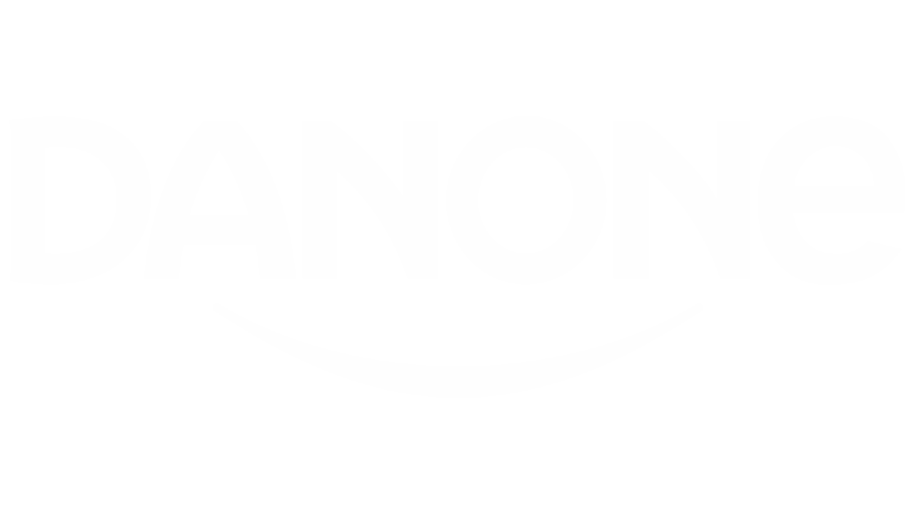 Danone Logo White